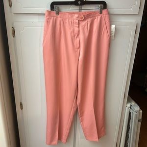 NWT CRICKET LANE COLLECTION “C.L.C” dress pants. Size 16 short. Melon (coral).